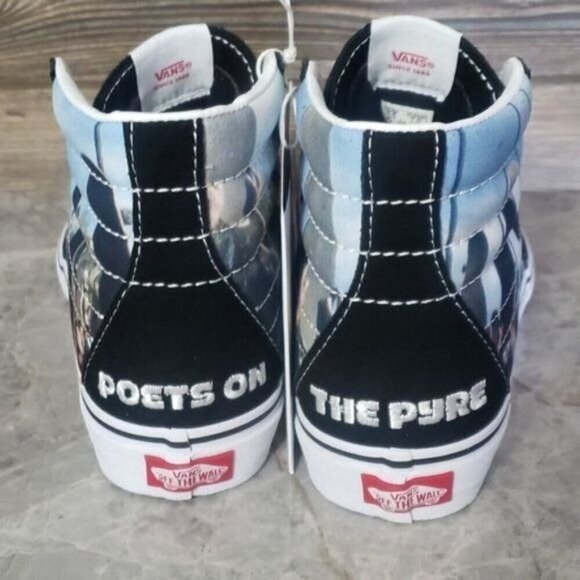 New Vans Sk8 Hi Moca Womens Sneakers Size 7 High Tops DEADSTOCK Artsy Streetwear - Picture 6 of 9